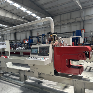 Aluminum profile straightener equipment