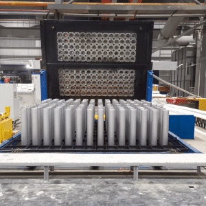Billet casting production line